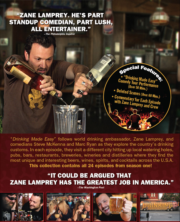 Drinking Made Easy (Official Movie Site) Starring Zane Lamprey, Steve